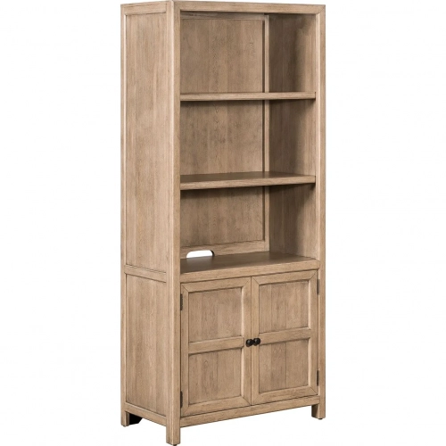 Proximity Place Bunching Bookcase in Barley Buff Wood