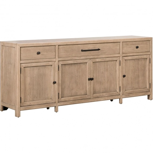 Proximity Place 82" TV Stand Console in Barley Buff Wood