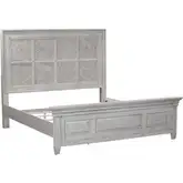 Heartland California King Decorative Panel Bed in Antique Finish
