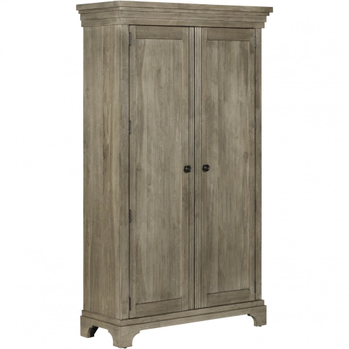 Haven Hills Armoire in Camel Beige Brown Wood