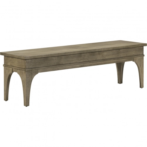 Haven Hills Bed Bench in Camel Beige Brown Wood
