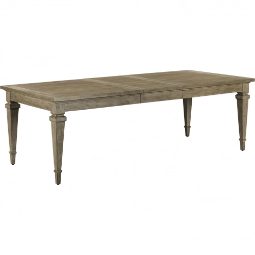 Haven Hills 94" Extension Dining Table in Camel Beige Wood