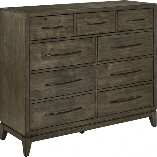 Shaker Lakes 9-Drawer Desser Chest in Harvest Brown Wood