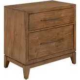 Shaker Lakes Lateral File Cabinet in Harvest Brown Wood