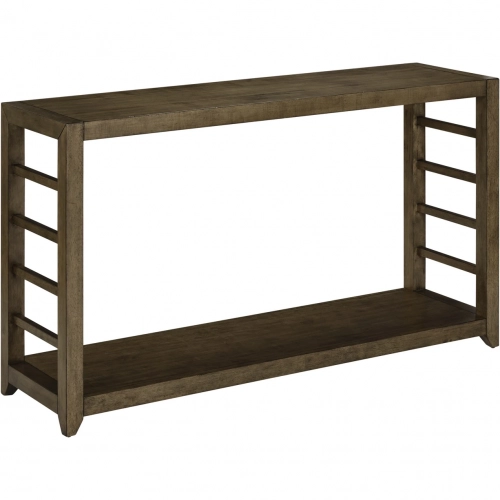 Shaker Lakes Sofa Table in Harvest Brown Wood