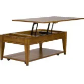 Lake House Lift-Top Cocktail Table in Oak Wood