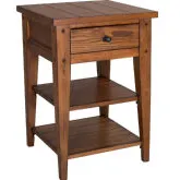 Lake House Side Table in Oak Wood