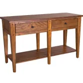 Lake House Sofa Table in Oak Wood