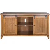 Lake House 60" TV Stand Console in Oak Wood