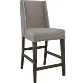Double Bridge Counter Chair in Dark Chestnut (Set of 2)