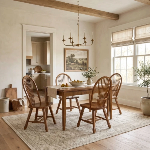 Treasures 5-Piece Dining Set in Rustic Oak