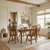 Treasures 5-Piece Dining Set in Rustic Oak
