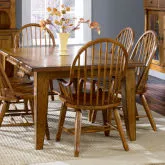 Treasures 5-Piece Dining Set in Rustic Oak