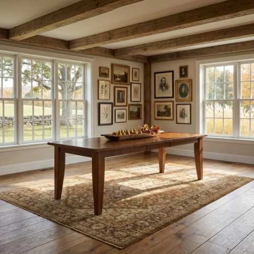 Treasures 108" Dining Table in Rustic Oak