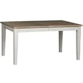 Summerville 78" Dining Table in Whitewash & Brushed Gray Wood