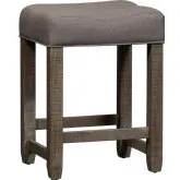 Parkland Falls Console Counter Stool in Weathered Taupe