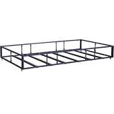 Vintage Series Twin Trundle in Distressed Navy Blue Metal