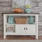 Brook Bay Sideboard in Textured White & Carbon Gray