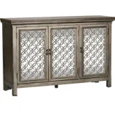 Westridge 3-Door Accent Cabinet in Wire Brushed Gray