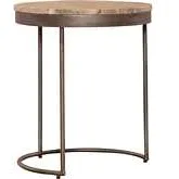 Eclipse Nesting Tables in Greystone Marble & Pewter Iron