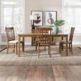 Santa Rosa II 5-Piece Dining Set in Antique Honey