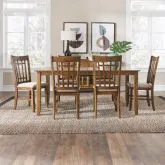Santa Rosa II 7-Piece Dining Set in Antique Honey