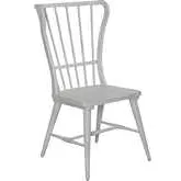 River Place Windsor Back Dining Chair in Distressed Riverstone White Wood