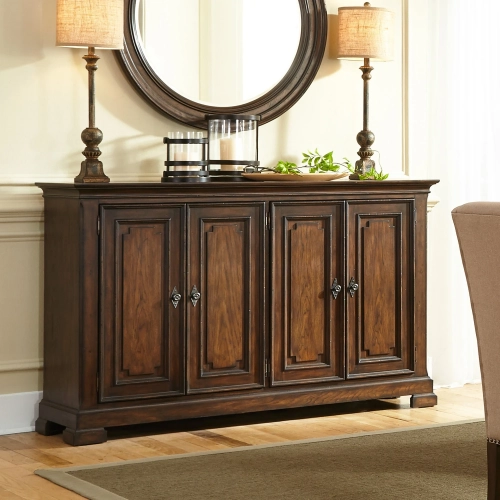 Armand Buffet in Antique Brownstone