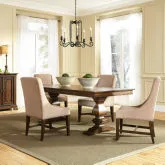 Armand 5-Piece Dining Set in Antique Brownstone