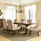 Armand 7-Piece Dining Set in Antique Brownstone