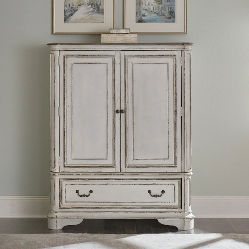 Magnolia Manor Door Chest in Antique White