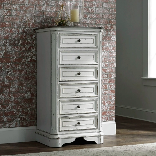 Magnolia Manor Lingerie Chest in Antique White