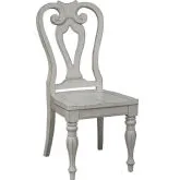 Magnolia Manor Splat Dining Chair in Antique White (Set of 2)