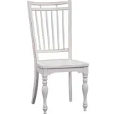 Magnolia Manor Spindle Dining Chair in Antique White (Set of 2)
