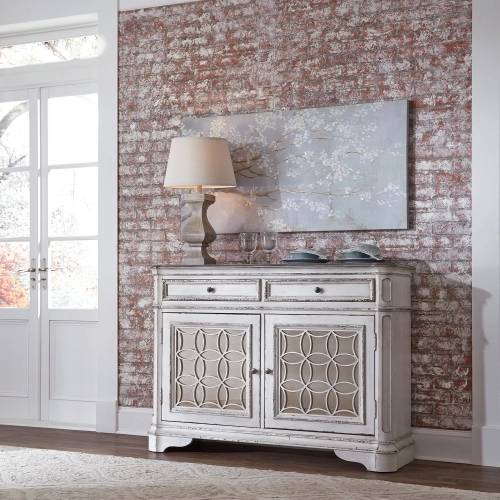 Magnolia Manor Buffet in Antique White