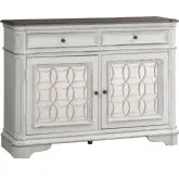 Magnolia Manor Buffet in Antique White