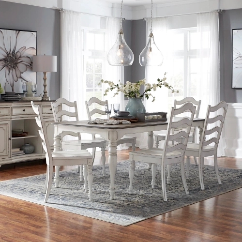 Magnolia Manor 7-Piece Dining Set in Antique White