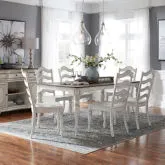 Magnolia Manor 7-Piece Dining Set in Antique White