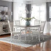 Magnolia Manor 5-Piece Dining Set in Antique White