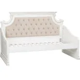 Magnolia Manor Twin Daybed in Chenille & Antique White