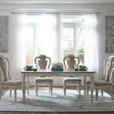 Magnolia Manor 5-Piece Dining Set in Antique White