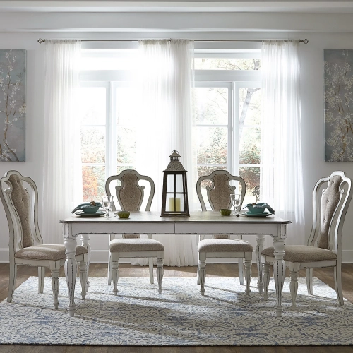 Magnolia Manor 5-Piece Dining Set in Antique White