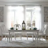 Magnolia Manor 5-Piece Dining Set in Antique White