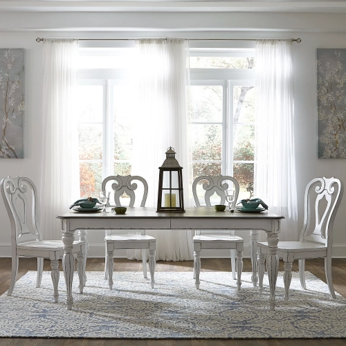 Magnolia Manor 5-Piece Dining Set in Antique White