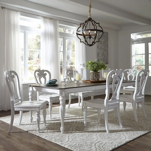 Magnolia Manor 7-Piece Dining Set in Antique White