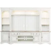 Magnolia Manor Entertainment Center in Antique White
