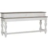 Magnolia Manor Bar Table in Antique White Wood