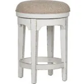 Magnolia Manor Counter Stool in Antique White & Chenille