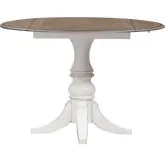 Magnolia Manor 44" Drop-Leaf Dining Table in Antique White