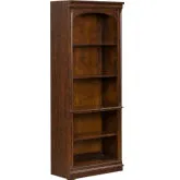 Brayton Manor Junior Executive Open Bookcase in Cognac Wood